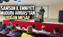 Samsun İl Emniyet Müdürü Ahmet Arıbaş'tan yoğun mesai!