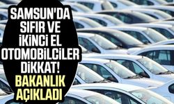 Samsun'da sıfır ve ikinci el otomobilciler dikkat! Bakanlık açıkladı