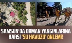 Samsun'da orman yangınlarına karşı 'su havuzu' önlemi!