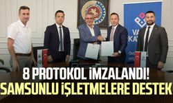 8 protokol imzalandı! Samsunlu işletmelere destek