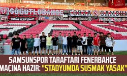 Samsunspor taraftarı Fenerbahçe maçına hazır: "Stadyumda susmak yasak"