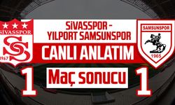 Sivasspor - Samsunspor maçının canlı anlatımı