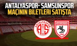 Antalyaspor- Samsunspor maçının biletleri satışta 
