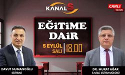 Davut Numanoğlu ile Eğitime Dair 5 Eylül Salı Kanal S'de
