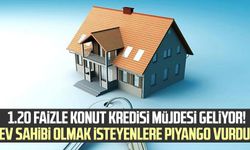 1.20 faizle konut kredisi müjdesi geliyor! Ev sahibi olmak isteyenlere piyango vurdu