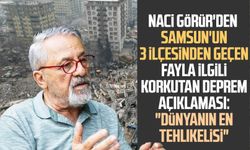 Naci Görür'den Samsun'un 3 ilçesinden geçen fayla ilgili korkutan deprem açıklaması: "Dünyanın en tehlikelisi"