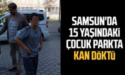 Samsun'da 15 yaşındaki çocuk parkta kan döktü