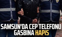 Samsun'da cep telefonu gasbına hapis