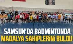 Samsun'da badmintonda madalya sahiplerini buldu 