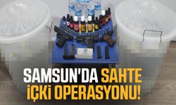 Samsun'da sahte içki operasyonu!