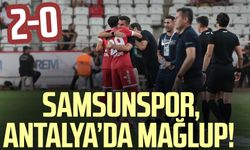 Samsunspor, Antalya'da mağlup! Antalyaspor - Samsunspor maçı sonucu