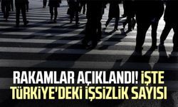 Rakamlar açıklandı! İşte Türkiye'deki işsizlik sayısı