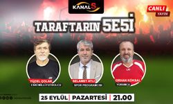 Taraftarın Sesi Kanal S ekranlarında sizlerle 25 Eylül Pazartesi