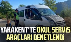 Yakakent'te okul servis araçları denetlendi