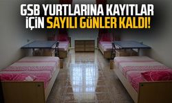 GSB yurtlarına kayıtlar sayılı günler kaldı!