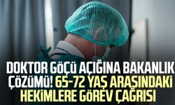 Doktor göçü açığına bakanlık çözümü! 65-72 yaş arasındaki hekimlere görev çağrısı