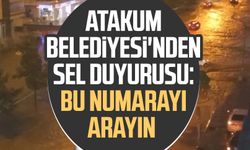 Atakum Belediyesi'nden sel duyurusu: Bu numarayı arayın