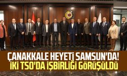 Çanakkale heyeti Samsun'da! İki TSO'da işbirliği görüşüldü