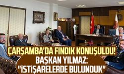 Fındık konuşuldu! ÇTB Yönetim Kurulu Başkanı Kazım Yılmaz: "İstişarelerde bulunduk"