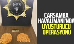 Samsun-Çarşamba Havalimanı'nda uyuşturucu operasyonu