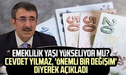 Emeklilik yaşı yükseliyor mu? Cevdet Yılmaz, 'Önemli bir değişim' diyerek açıkladı