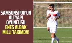 Samsunspor'un altyapı oyuncusu Enes Albak milli takımda!