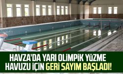 Havza'da Yarı Olimpik Yüzme Havuzu için geri sayım başladı!