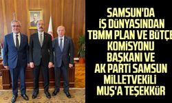 Samsun'da iş dünyasından TBMM Plan ve Bütçe Komisyonu Başkanı Mehmet Muş'a teşekkür