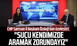 CHP Samsun İl Başkanı Mehmet Özdağ'dan özeleştiri: "Suçu kendimizde aramak zorundayız"