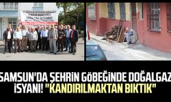 Samsun'da şehrin göbeğinde doğalgaz isyanı!