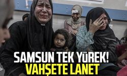 Samsun tek yürek! Vahşete lanet