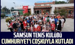 Samsun Tenis Kulübü Cumhuriyet'i coşkuyla kutladı 