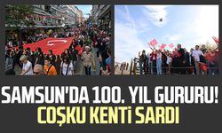 Samsun'da 100. Yıl gururu! Coşku kenti sardı