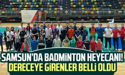 Samsun'da badmintonda şampiyonlar belli oldu