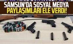 Samsun'da sosyal medya paylaşımları ele verdi!