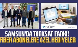Samsun'da Türksat farkı! Fiber abonelere özel hediyeler