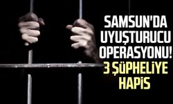 Samsun'da uyuşturucu operasyonu! 3 şüpheliye hapis