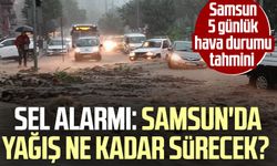 Sel alarmı: Samsun'da yağış ne kadar sürecek? Samsun 5 günlük hava durumu tahmini