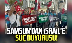 Samsun'dan İsrail'e suç duyurusu!