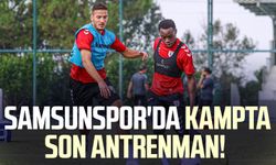 Samsunspor'da kampta son antrenman!