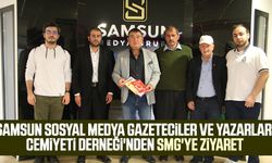 Samsun Sosyal Medya Gazeteciler ve Yazarlar Cemiyeti Derneği'nden SMG'ye ziyaret