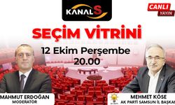 Mahmut Erdoğan ile Seçim Vitrini 12 Ekim Perşembe