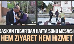 Tekkeköy Belediye Başkanı Hasan Togar'dan hafta sonu mesaisi! Hem ziyaret hem hizmet