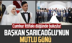 Samsun'da Cumhur İttifakı düğünde buluştu! Kavak Belediye Başkanı İbrahim Sarıcaoğlu'nun mutlu günü