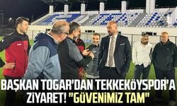 Başkan Hasan Togar'dan Tekkeköyspor'a ziyaret! "Güvenimiz tam"