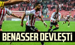 Samsunspor'a Benasser'den galibiyet getiren gol!