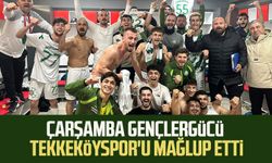 Çarşamba Gençlergücü Tekkeköyspor'u mağlup etti