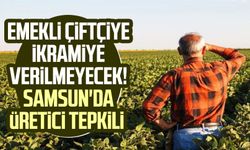 Emekli çiftçiye ikramiye verilmeyecek! Samsun'da üretici tepkili