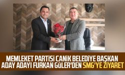 Memleket Partisi Canik Belediye Başkan Aday Adayı Furkan Güler'den SMG'ye ziyaret