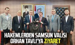 Hakemlerden Samsun Valisi Orhan Tavlı'ya ziyaret